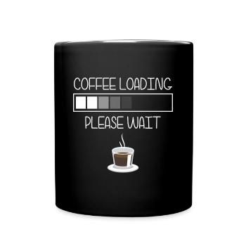 Barista Morning Muffle Work - Full Colour Mug - black - Front