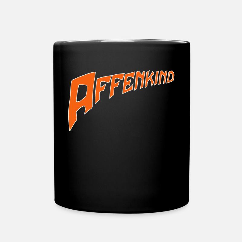 Affenkind - Tasse einfarbig - Schwarz