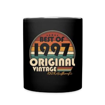 1997 Vintage Vintage Birthday Retro Gift - Full Colour Mug - black - Front