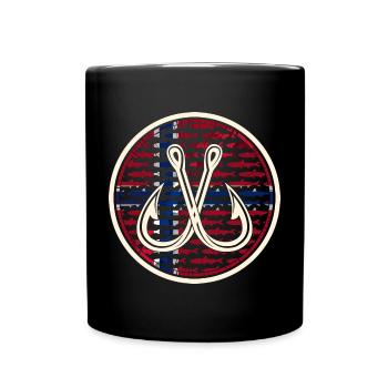 Norvège Pêche Pêcheur Excursion de pêche - Mug uni - noir - Devant