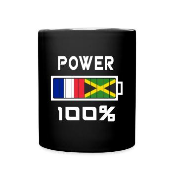 Jamaica and France are in power - Full Colour Mug - black - Front