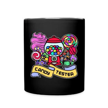 Déclaration du confiseur de bonbons sucrés - Mug uni - noir - Devant