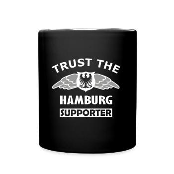 Faites confiance au Hamburger - Mug uni - noir - Devant
