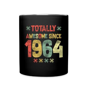 1964 - Totalement génial depuis 1964 - Joyeux anniversaire - Mug uni - noir - Devant