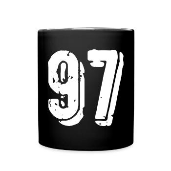 97 Number jersey - Full Colour Mug - black - Front