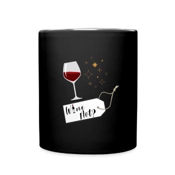Wine not ? - Full Colour Mug - black - Front