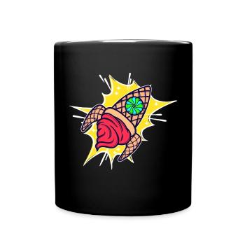 Glace Bonbons Snacking Dessert Yummy - Mug uni - noir - Devant
