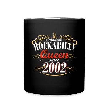 rockabilly Queen depuis 2002 - Mug uni - noir - Devant
