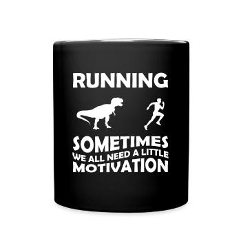 Dinosaurier Tyrannosaurus Dinos Archäologie - Tasse einfarbig - Schwarz - Vorne