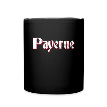 Payerne - Tasse einfarbig - Schwarz - Vorne