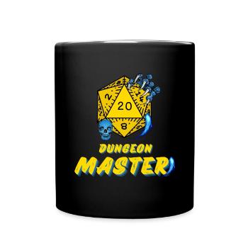 D20 Aventures JDR Maître du Jeu - Mug uni - noir - Devant