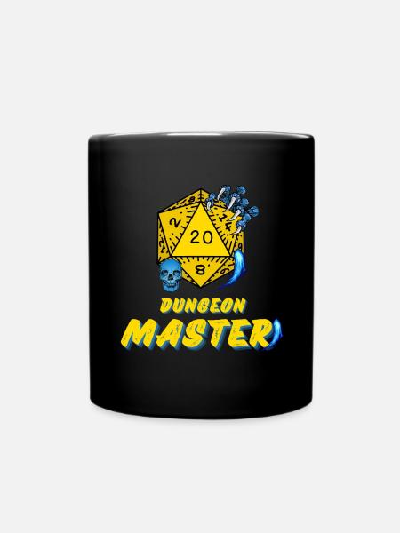 D20 Aventures JDR Maître du Jeu - Mug uni - noir