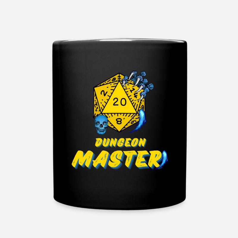 D20 Aventures JDR Maître du Jeu - Mug uni - noir