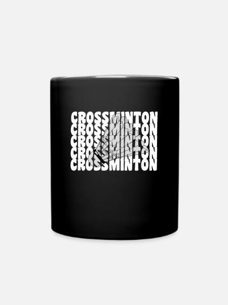crossminton - Tasse einfarbig - Schwarz