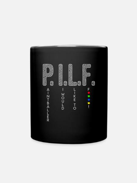 Paintball Gotcha - Tasse einfarbig - Schwarz