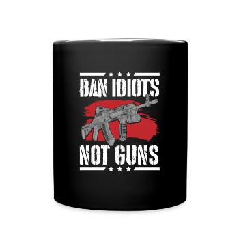 Idiot Humour Mauvais Bureau Humour - Mug uni - noir - Devant