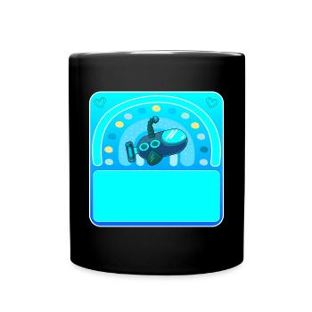 Name gifts - SUBMARINE - DESIGN YOUR OWN - Full Colour Mug - black - Front