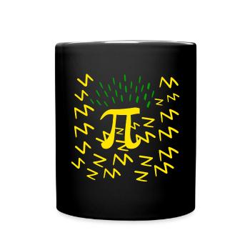 Pi éclairs d'énergies Maths Ingénieur Science - Mug uni - noir - Devant