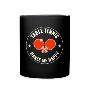 Ping Pong Master Entraîneur de Tennis de Table Paddle Player - Mug uni - noir - Devant
