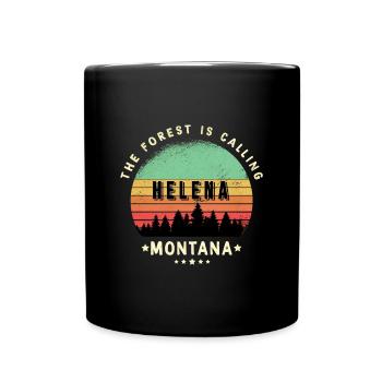 Helena Montana Forest Design - Mug uni - noir - Devant