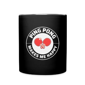 Ping Pong Master Entraîneur de Tennis de Table Paddle Player - Mug uni - noir - Devant