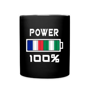 Performance of Nigeria and France 100% - Full Colour Mug - black - Front