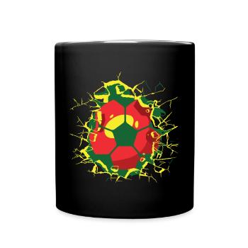 Portugal Football Portugais Football Portugal - Mug uni - noir - Devant
