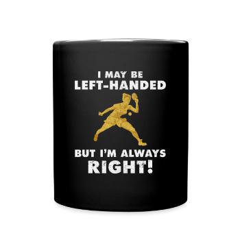 Ping Pong Master Entraîneur de Tennis de Table Paddle Player - Mug uni - noir - Devant