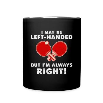 Ping Pong Master Entraîneur de Tennis de Table Paddle Player - Mug uni - noir - Devant