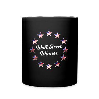 America Wall Street - Full Colour Mug - black - Front