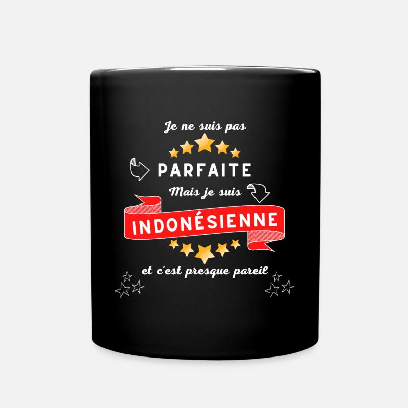 Ich bin nicht perfekt, aber ich bin ein Datengewerkschafter - Tasse einfarbig - Schwarz