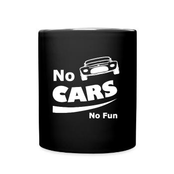 Gaz et déplacement - Mug uni - noir - Devant