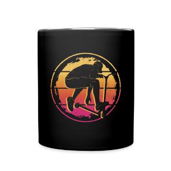 Scooter Stunt Roller Tricks Pedal Scooter Stunt Scooter - Full Colour Mug - black - Front