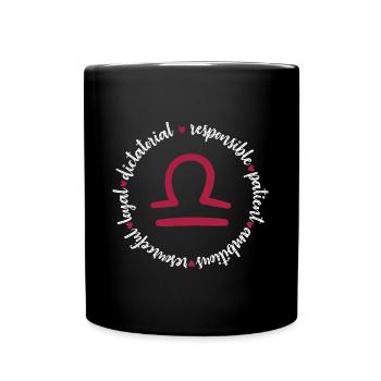 Libra Star - Full Colour Mug - black - Front