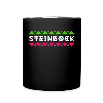 Aberglaube Sternbild Horoskop Steinbock Astrologie - Tasse einfarbig - Schwarz - Vorne