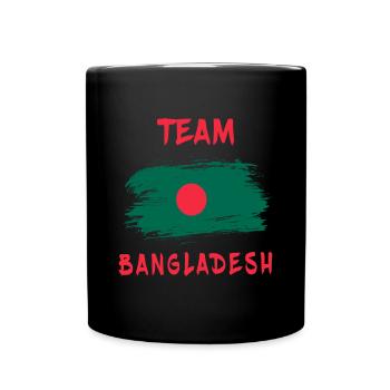 Team Bangladesh flags design - Full Colour Mug - black - Front