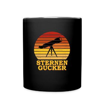 astronomie - Tasse einfarbig - Schwarz - Vorne