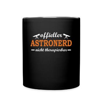 astronomie 03 - Tasse einfarbig - Schwarz - Vorne