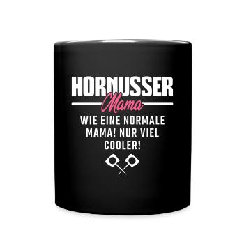 Hornusser Mama - Tasse einfarbig - Schwarz - Vorne