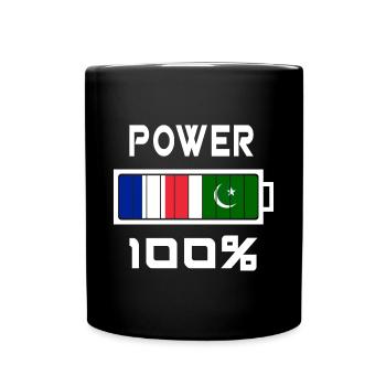 Pakistan and France are in power - Full Colour Mug - black - Front