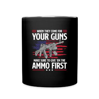 Weapon Firearm - Full Colour Mug - black - Front