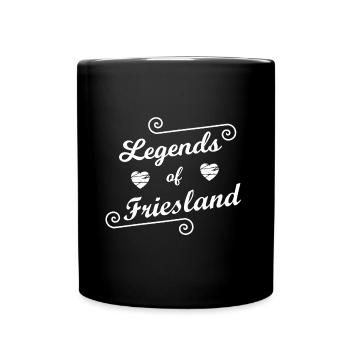 Légendes frisonnes - Mug uni - noir - Devant
