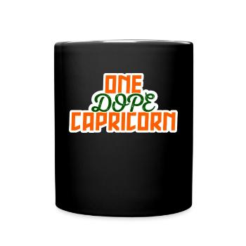 Horoscope Signe du zodiaque Capricorne Sky Statement - Mug uni - noir - Devant