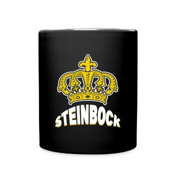 Aberglaube Steinbock Horoskop Astronomie Esoterik - Tasse einfarbig - Schwarz - Vorne