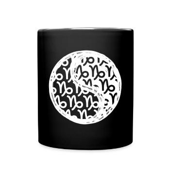 Steinbock Gestirne Vintage Aberglaube Sternzeichen - Tasse einfarbig - Schwarz - Vorne