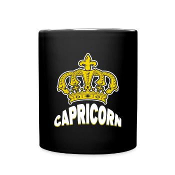 Sternbild Astronomie Steinbock Aberglaube Horoskop - Tasse einfarbig - Schwarz - Vorne