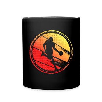 Basketball Player Girl Female Basketball Player - Full Colour Mug - black - Front