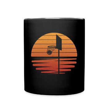 Basketball Hoop Coach Basketball Player - Full Colour Mug - black - Front