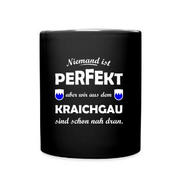 Die Kraichgauer aus Baden - Tasse einfarbig - Schwarz - Vorne