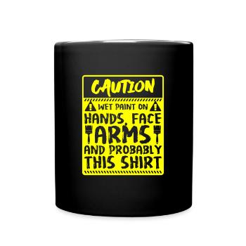 Pinceau Artisan - Mug uni - noir - Devant